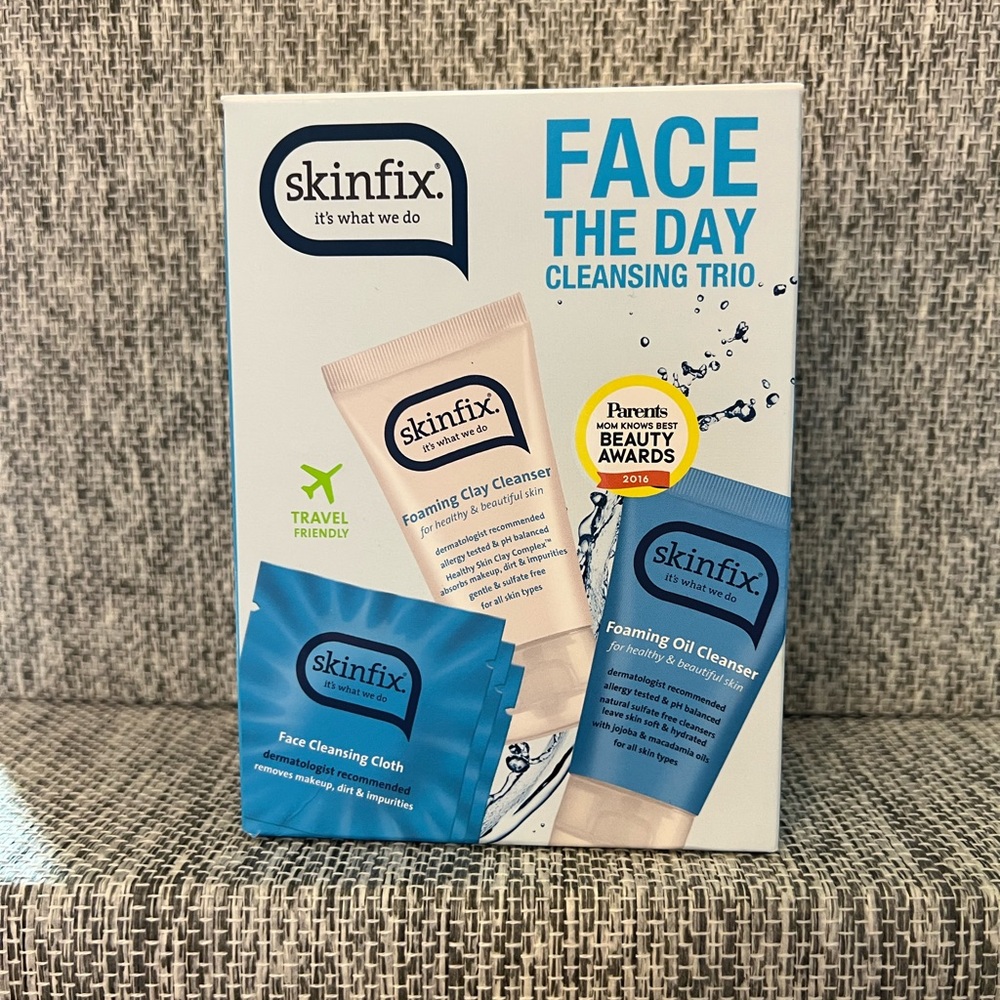 Skinfix face the day cleansing trio